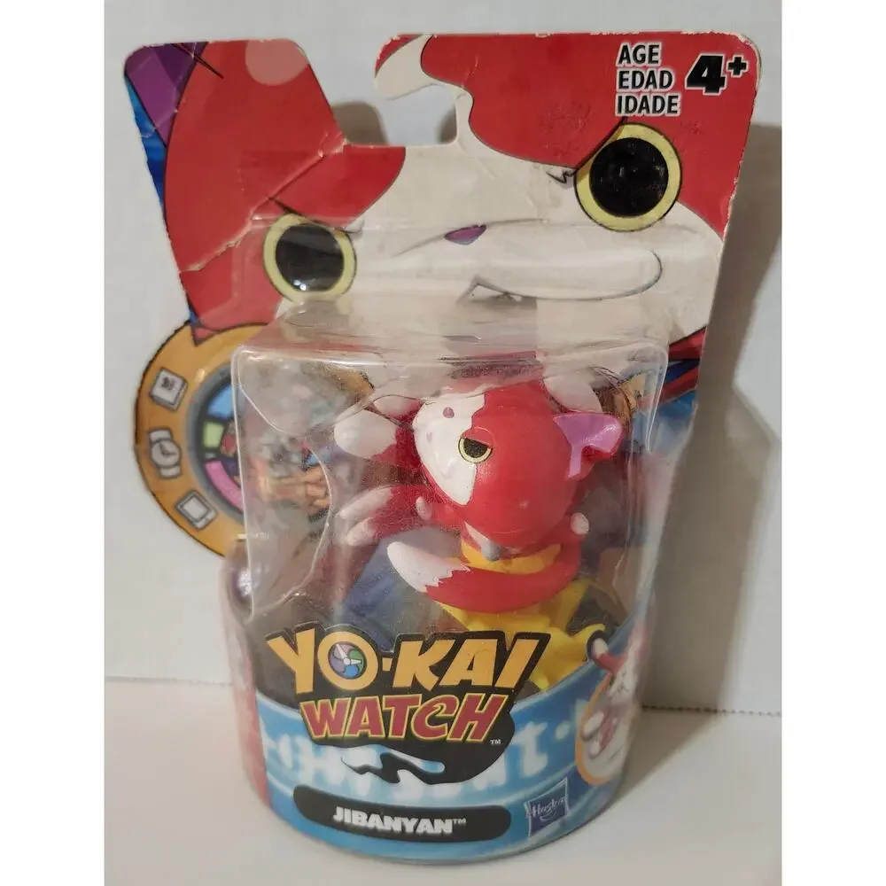 Yo Kai Watch Jibanyan Figure Medal Hasbro Nintendo Anime Collectible